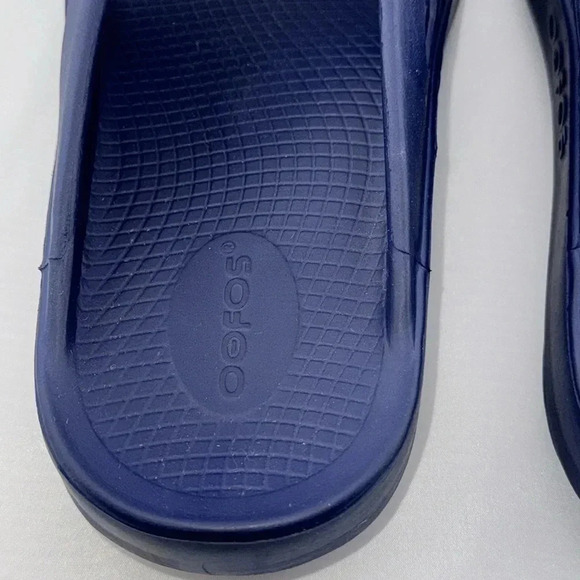 OOFOS ORIGINAL SANDAL SHOE - NAVY COLOR UNISEX SIZE WOMEN 10/MEN 8 - Picture 10 of 12